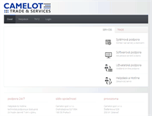 Tablet Screenshot of camelot.cz